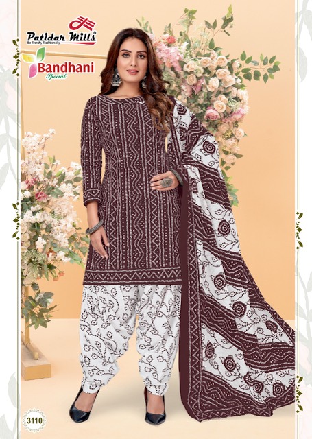 Patidar Bandhani Vol-31 Cotton Designer Patiyala Dress Material